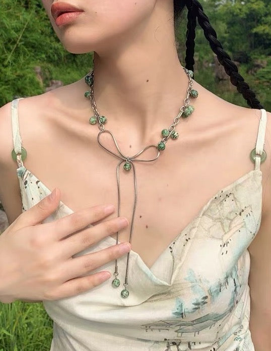 Wonderful Fairy Bow Necklace